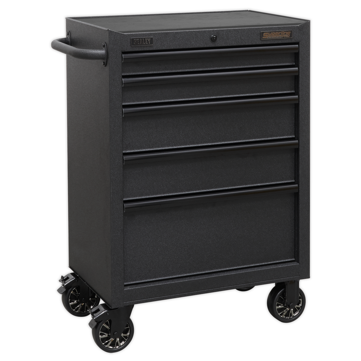 Superline Pro Rollcab 5 Drawer 680mm with Soft Close Drawers