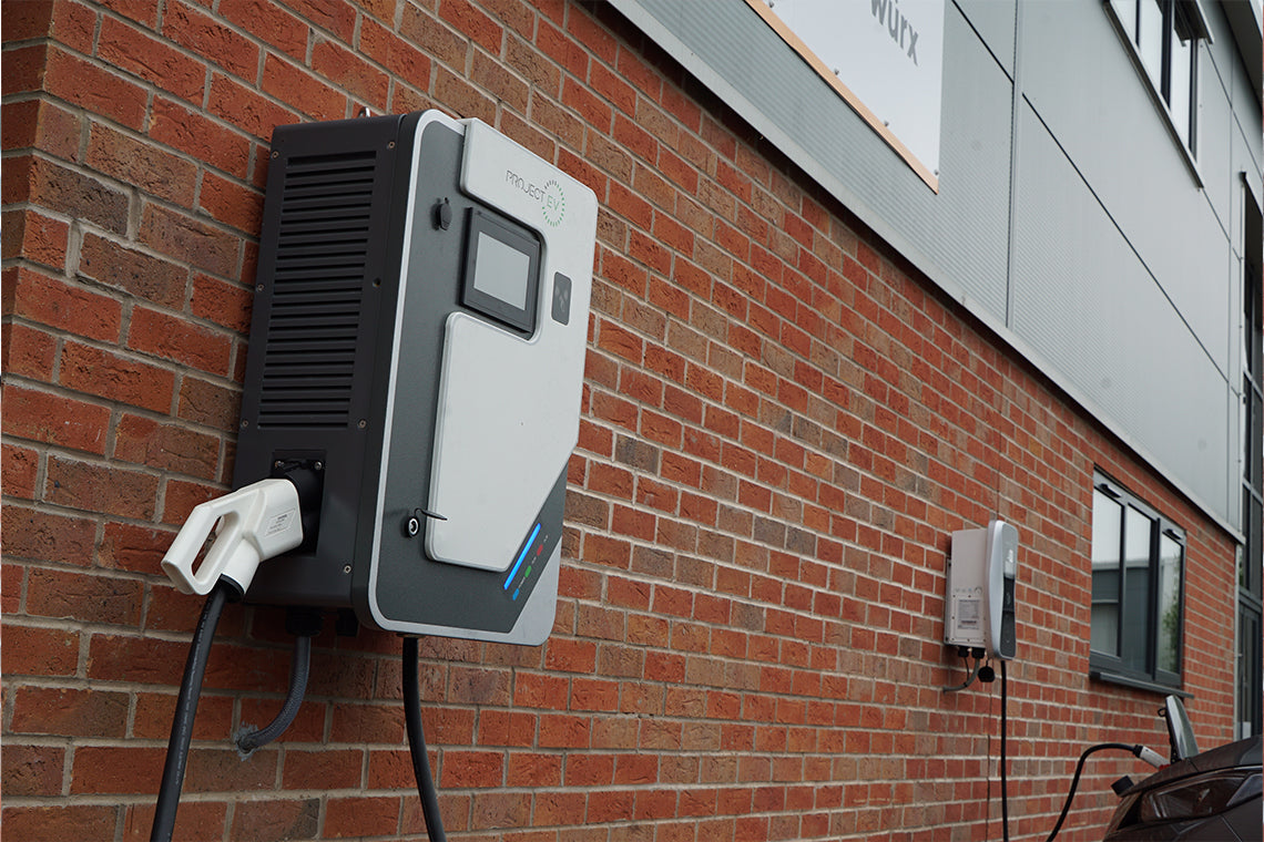 40kW 3 Phase Wall DC EV Charger Dual Gun RFID