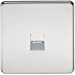 Screwless Polished Chrome Telephone Master Socket