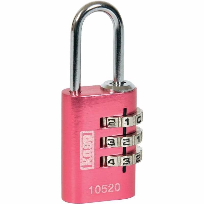 20mm Pink Aluminium Combination Padlock