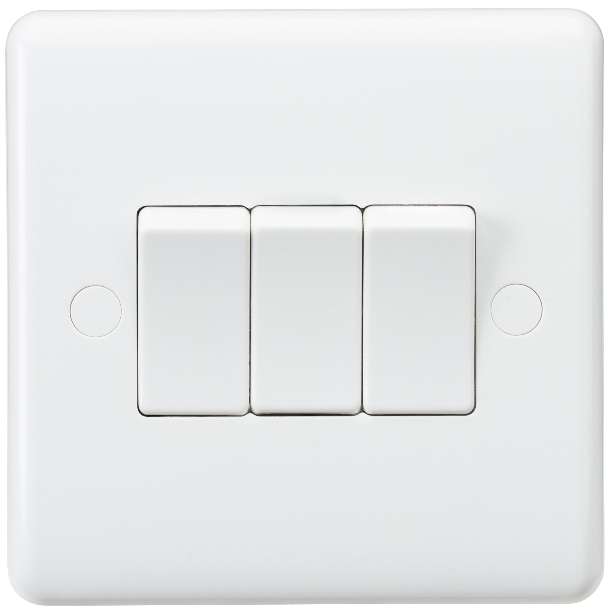 Curved Edge 10AX 3G 2-Way Switch