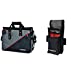 Black & Red Soft Technicians Electricians Tool Storage Case Bag