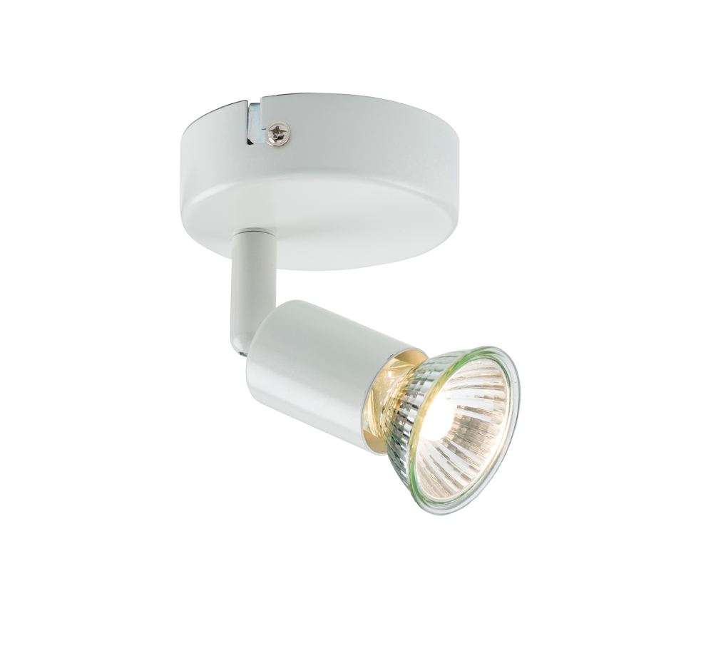 Ceiling Light GU10 50 Watt Single Spotlight White LED Compatible
