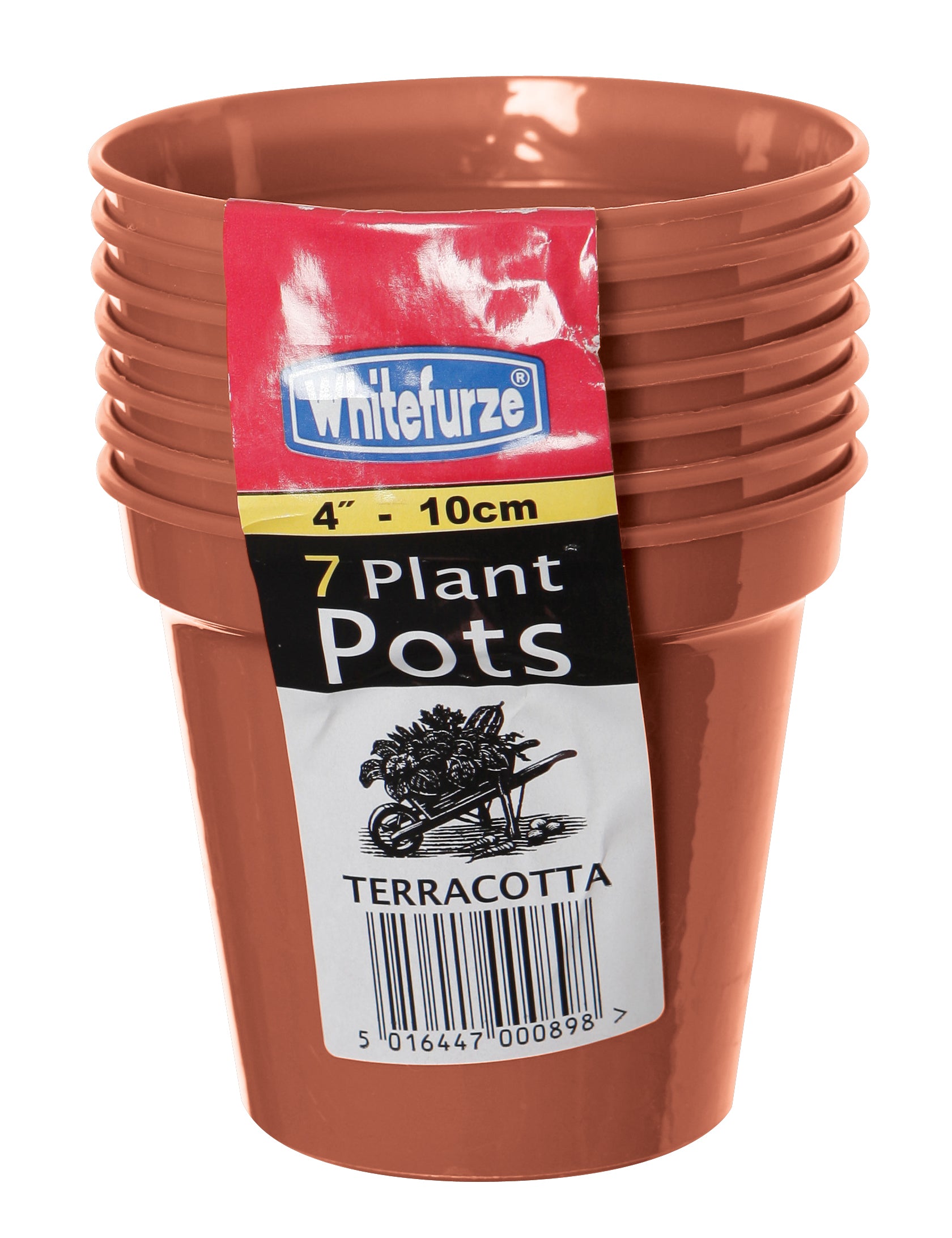 4" Terracotta Garden Pot - Set of 7