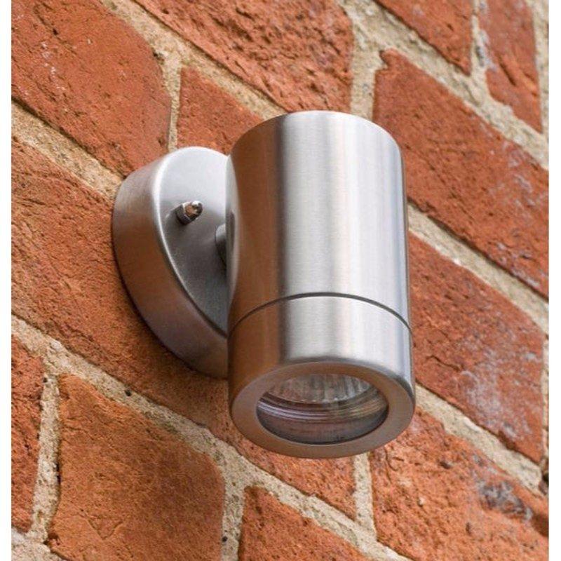 Fixed IP65 Stainless Steel Indoor Outdoor Single Wall Light