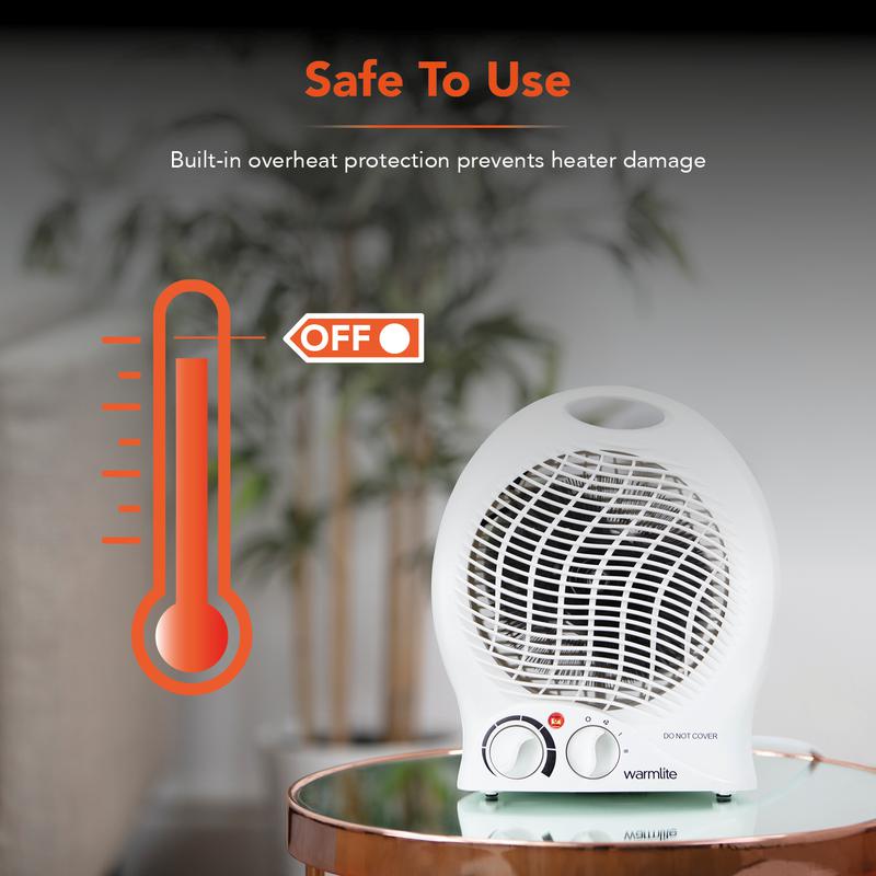 2kW Upright Fan Heater