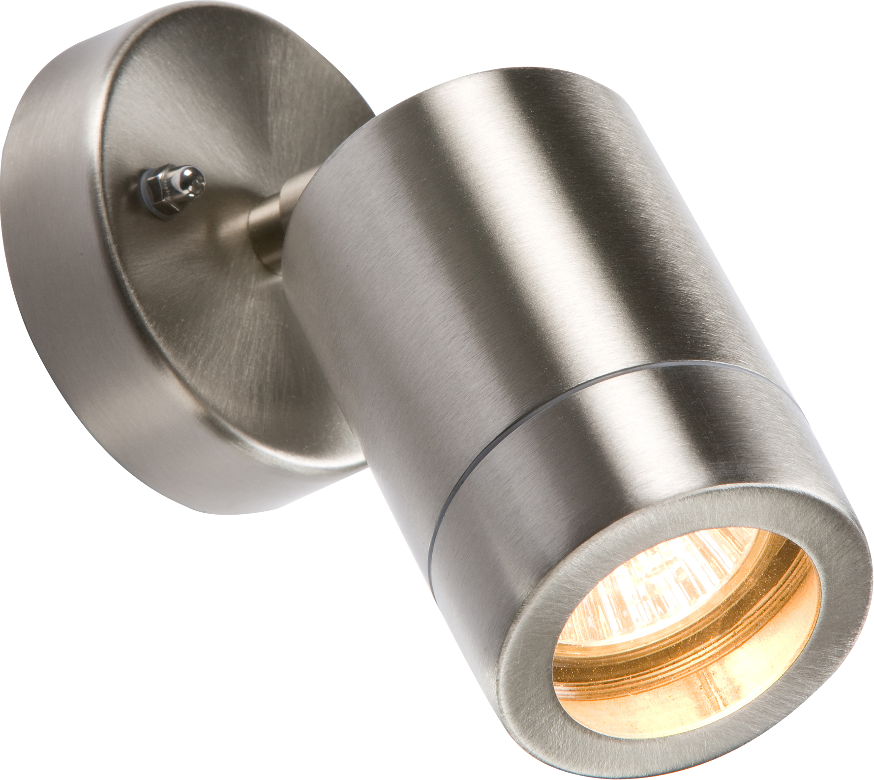 Adjustable IP65 Lightweight Stainless Steel Indoor Outdoor Single Wall Light
