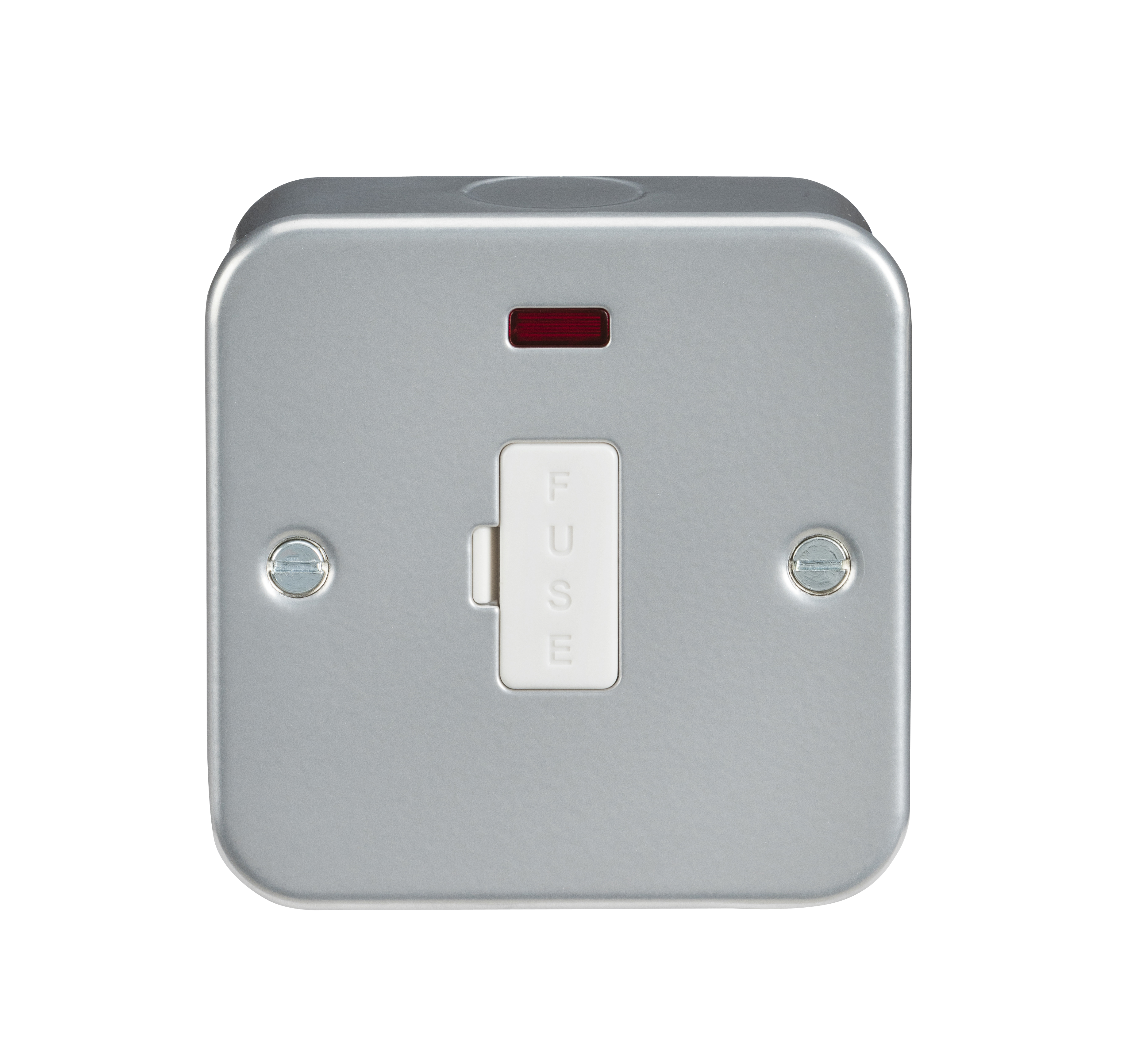 13A Rated Metal Clad Fused Connection Spur Unit With Neon