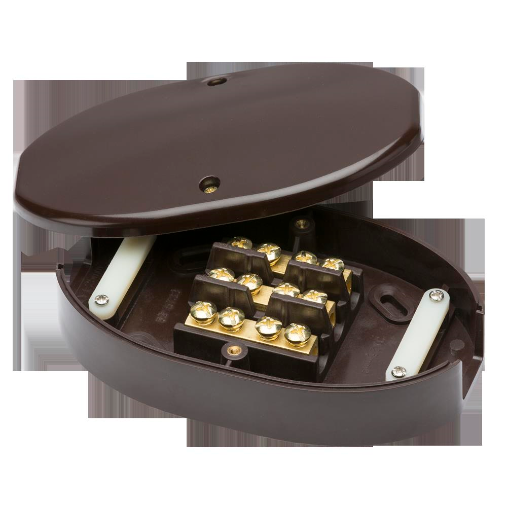 60A Junction Box 3-Terminal - brown