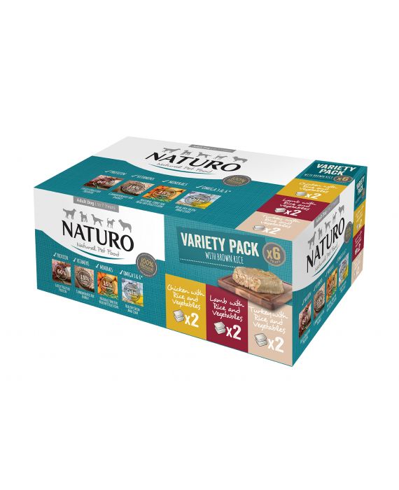 Adult Dog with Rice 400g x 6 Pack Variety Tray