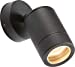 Adjustable IP65 Aluminium Black Indoor Outdoor Single Wall Light