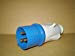32A 230V IP44 Fast Fit Industrial 3 Pin In-Line Caravan Male Plug