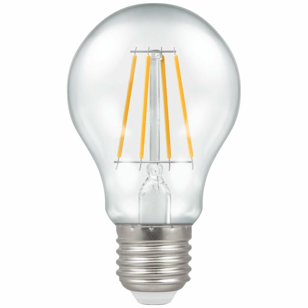 6.5 = 60w = 806 lumens - Filament LED - A60 GLS - BC - Clear - Warm White