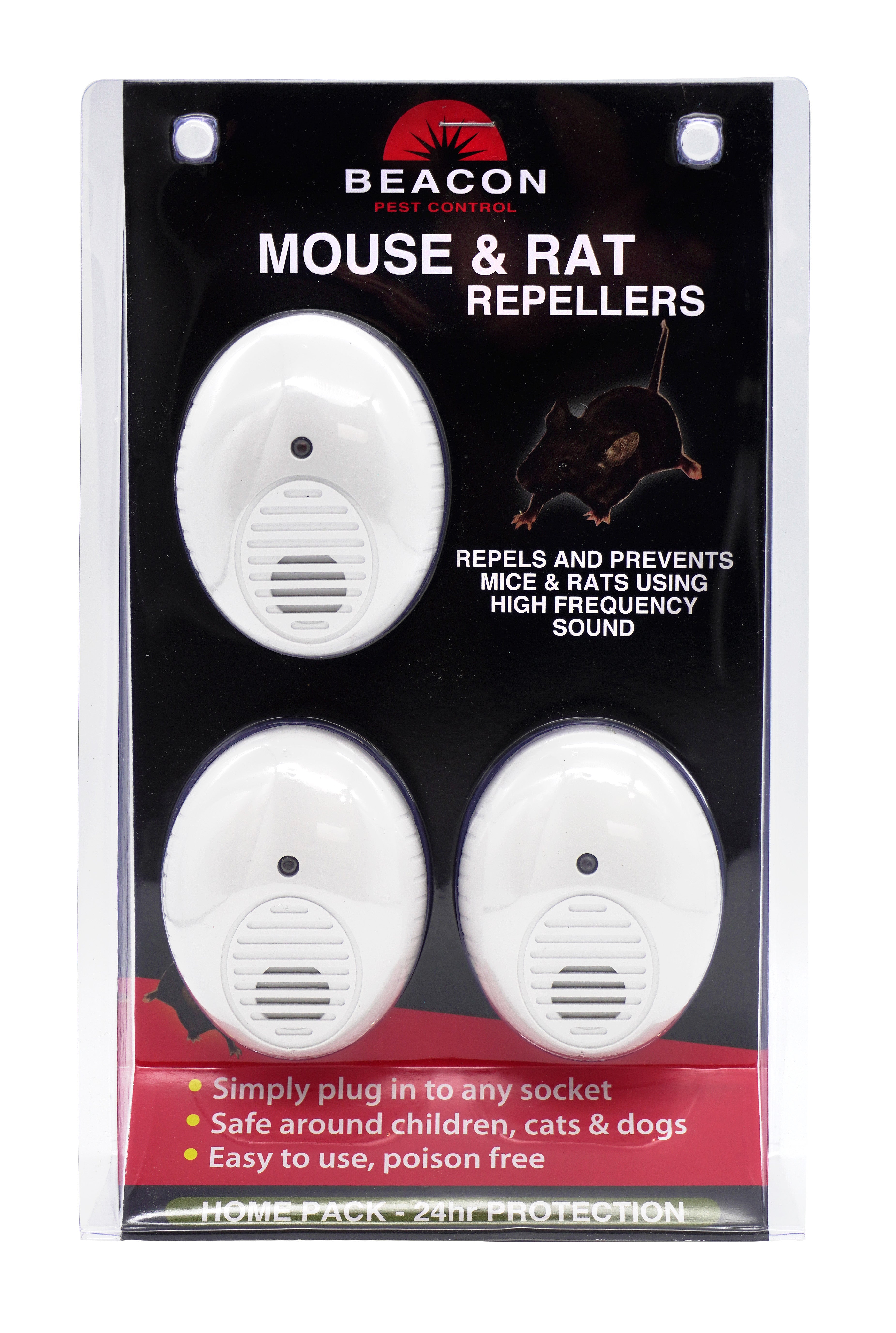 Beacon Rat & Mouse Repeller - 3 Pack
