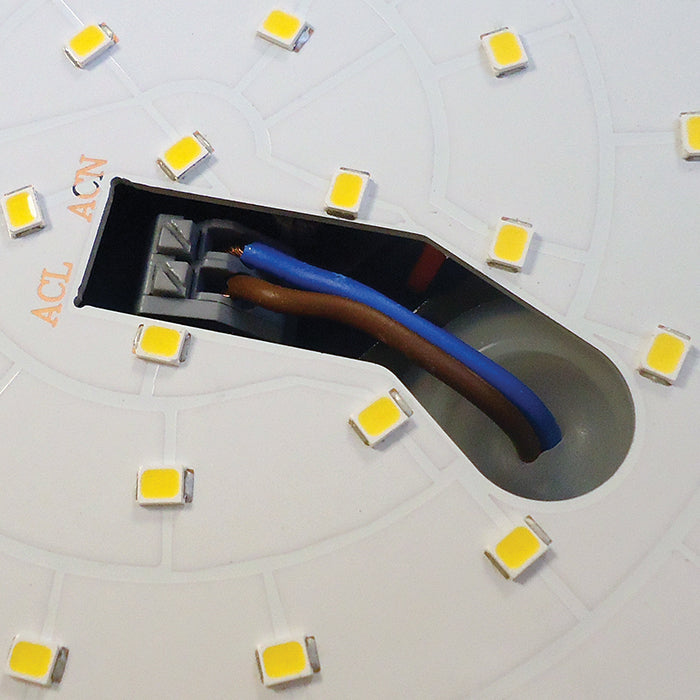 Cassi Range - IP54 8W Circular LED Ceiling/Wall Light With Full Diffuser - Black