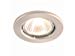 GU10 50W Recessed Fixed Downlight - Brushed Chrome