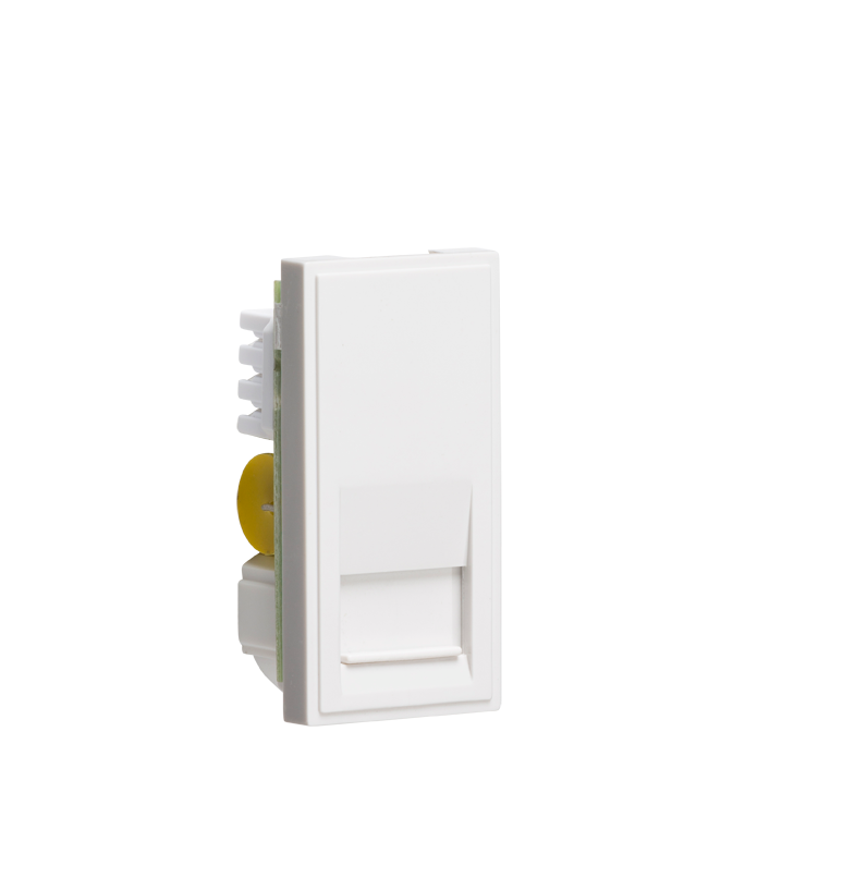 White Telephone Outlet Module - Master