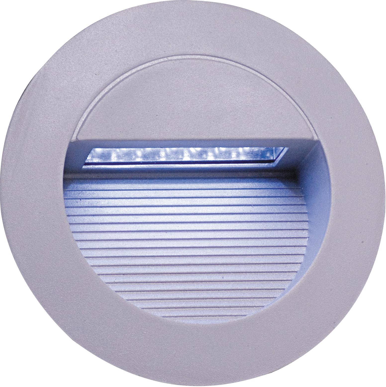 IP44 Round 14 White LED Recessed Stair & Wall Guide Light