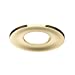 Traditional IP65 Round Fire Rated Bezels for Fixed ProKnight - Brass