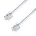 High Speed White RJ11 to RJ11 ADSL Telephone Broadband Modem Computer Cable - 2m
