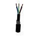 2.5mm 3 Core 31A Brown Blue Green Yellow 6943X Steel Wire Armoured SWA Outdoor Mains Power Cable - 1m