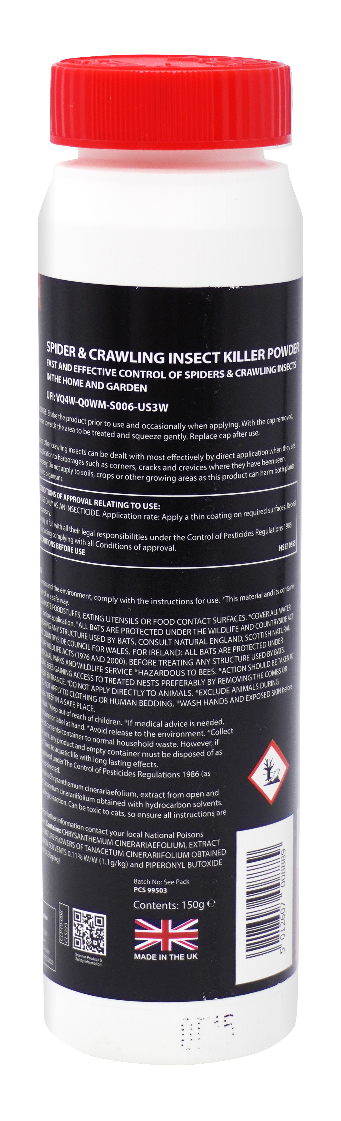 Spider and Crawling Insect Killer Powder 150g