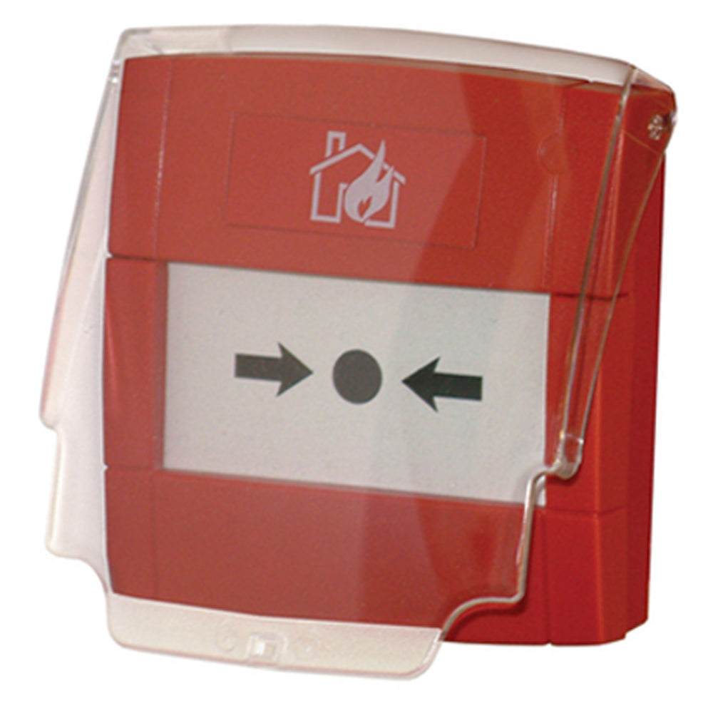 Fire Alarm Protective Hinged Clear Plastic Cover Call Point