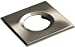 Traditional IP65 Square Fire Rated Bezels for FireKnight - Brushed Chrome