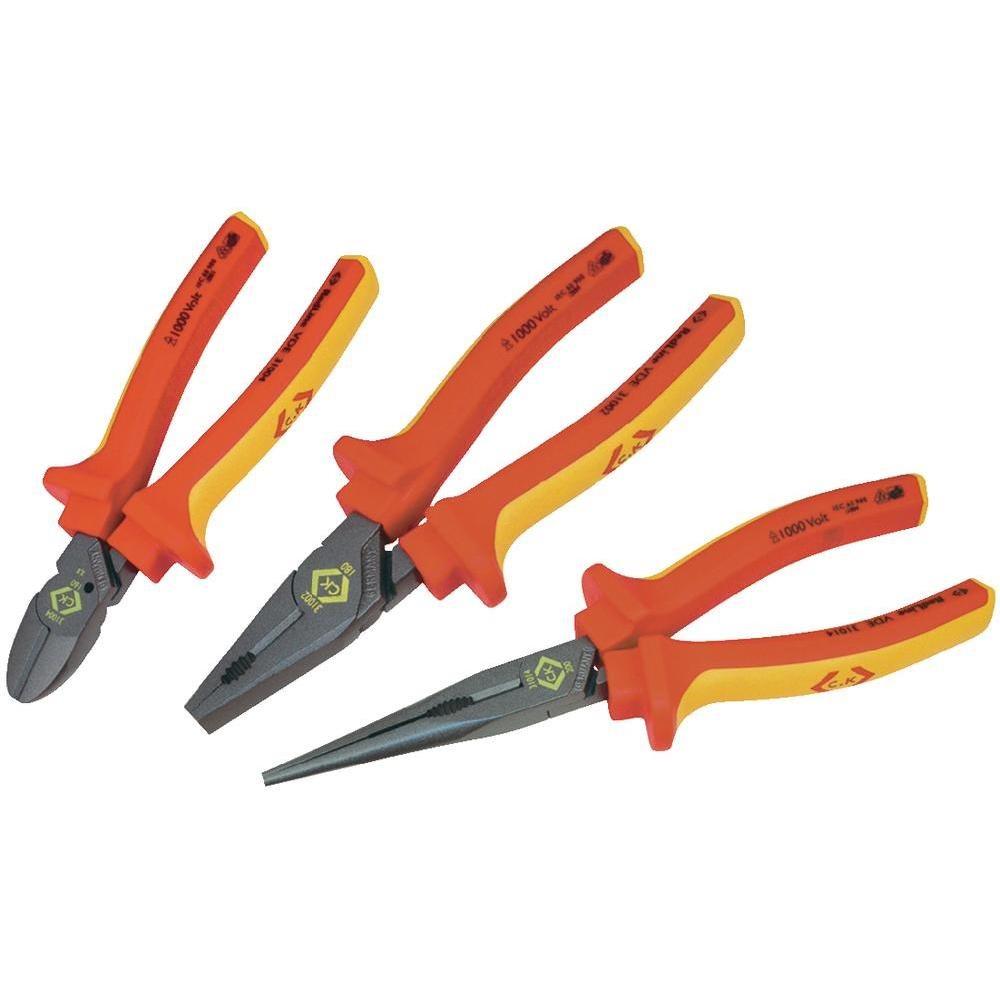 RedLine VDE Pliers Set - 3 Piece