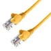 0.3m RJ45 CAT6 UTP Stranded Flush Moulded LS0H Network Cable - 24AWG - Purple