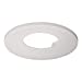 Traditional IP65 Round Fire Rated Bezels for Fixed ProKnight - Matt White