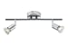 Ceiling Light GU10 50 Watt 2 Spotlight Bar Chrome LED Compatible