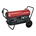 Portable Space Warmer Diesel Heater 100kBtu/hr with Wheels