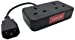 Deluxe IEC C14 Male to 13A 2 Gang UK Mains Adapter Trailing Socket Lead - 5m