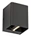 IP65 2 x 6W LED Up/Down Wall Light - Anthracite