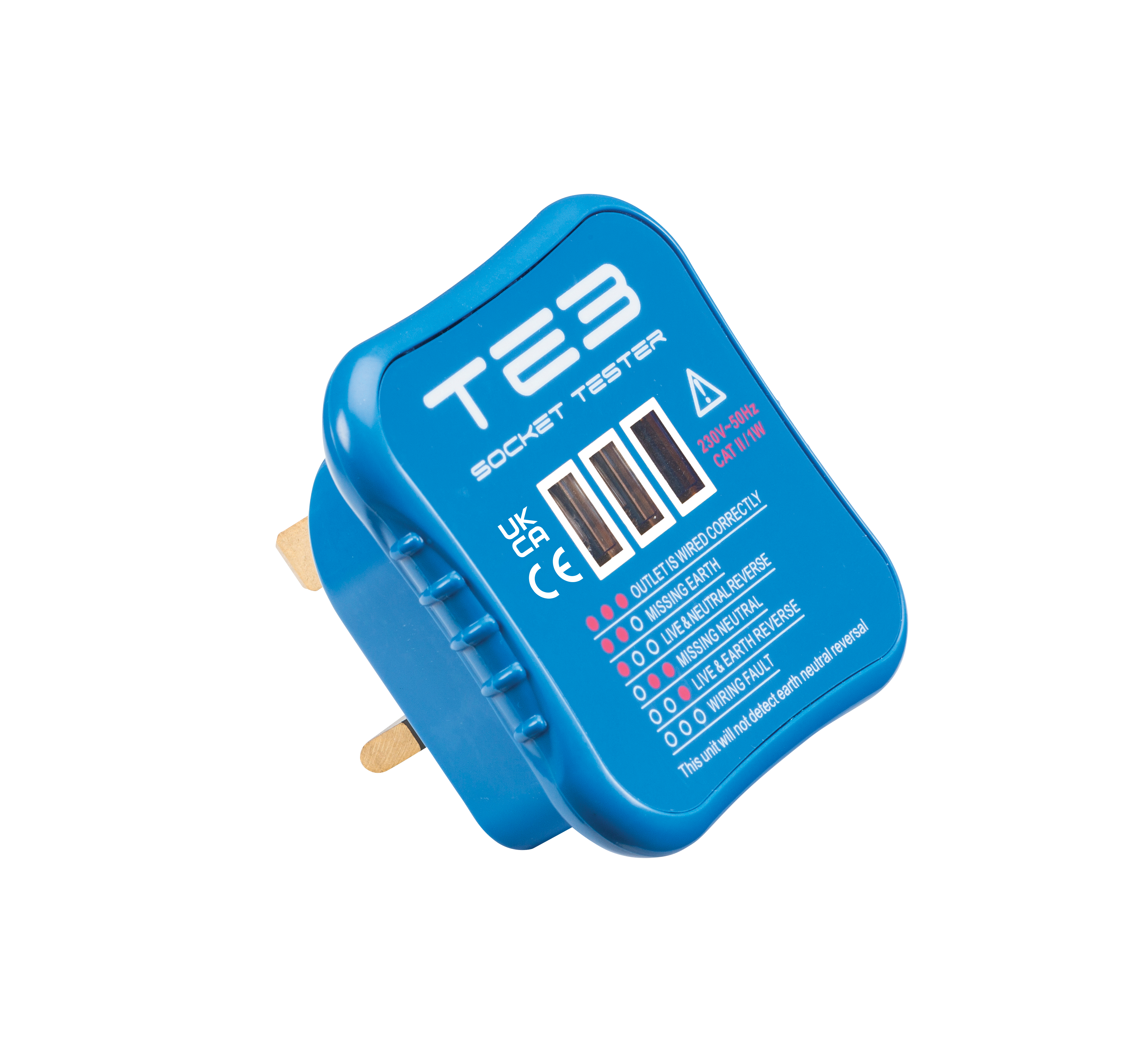 BS1363 Socket Safety Electric Outlet Wiring Tester Tool