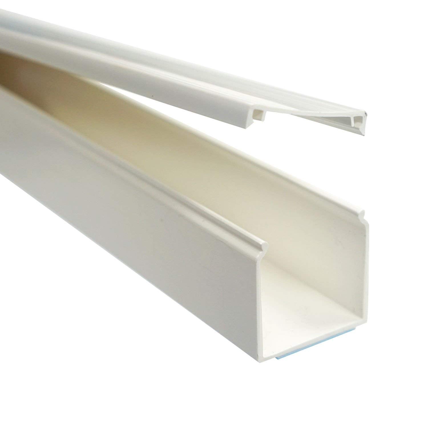40x40 Self Adhesive Mini Trunking, 1m