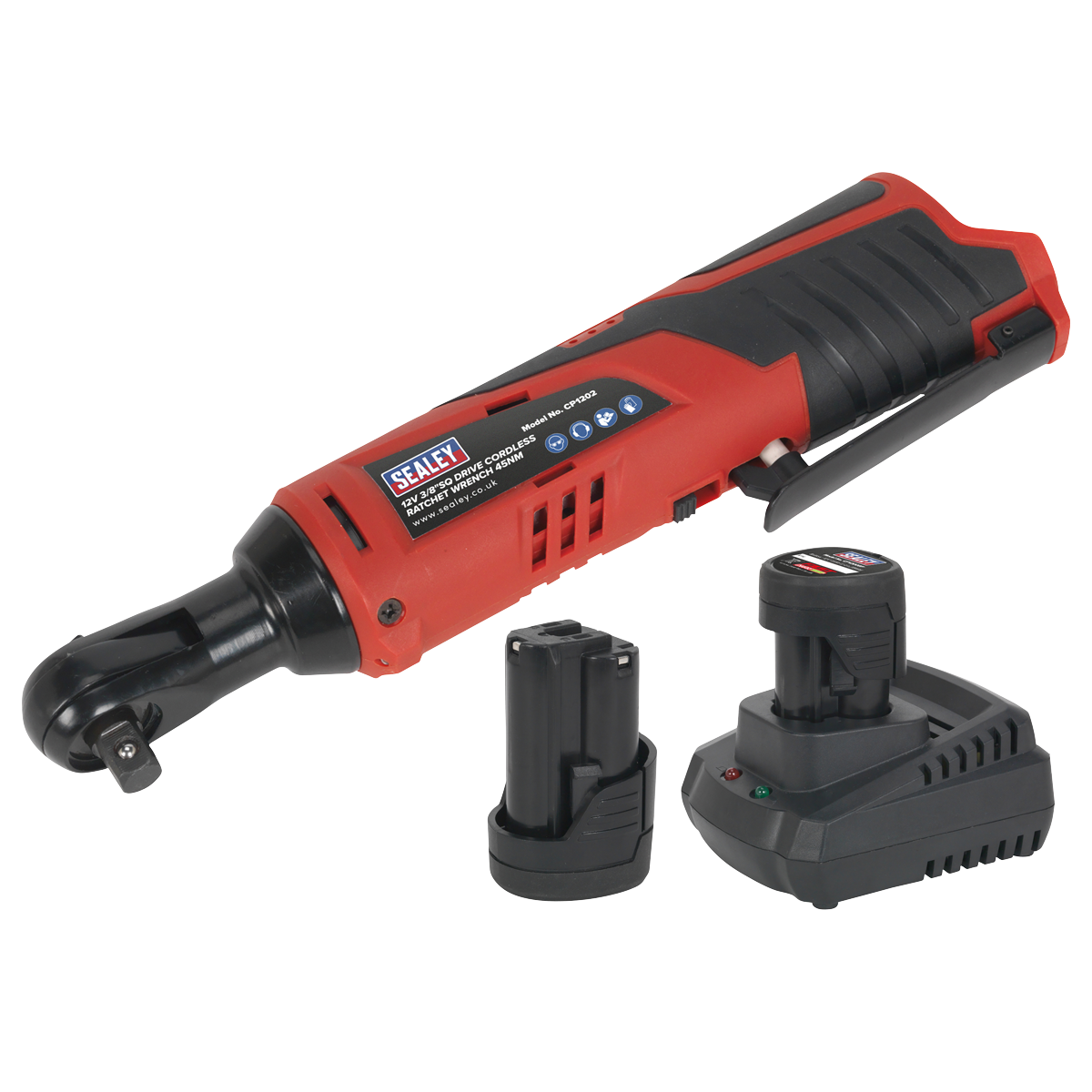 12V Ratchet Wrench Drive Kit with 2 Batteries