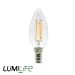 4W Candle LED Filament Bulb - Small Edison Screw