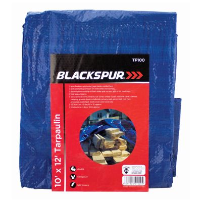 10'(3m) x 12'(3.6m) Tarpaulin - Blue