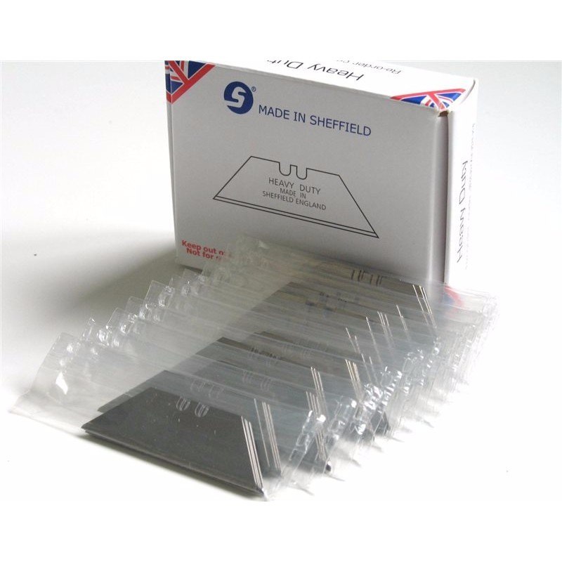 Made in Sheffield Heavy Duty Utility Knife Stanley Blades - 1 Pack