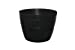50cm Barrel Planter, Black