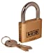 Premium Brass Padlock Semi Assembled - 50mm