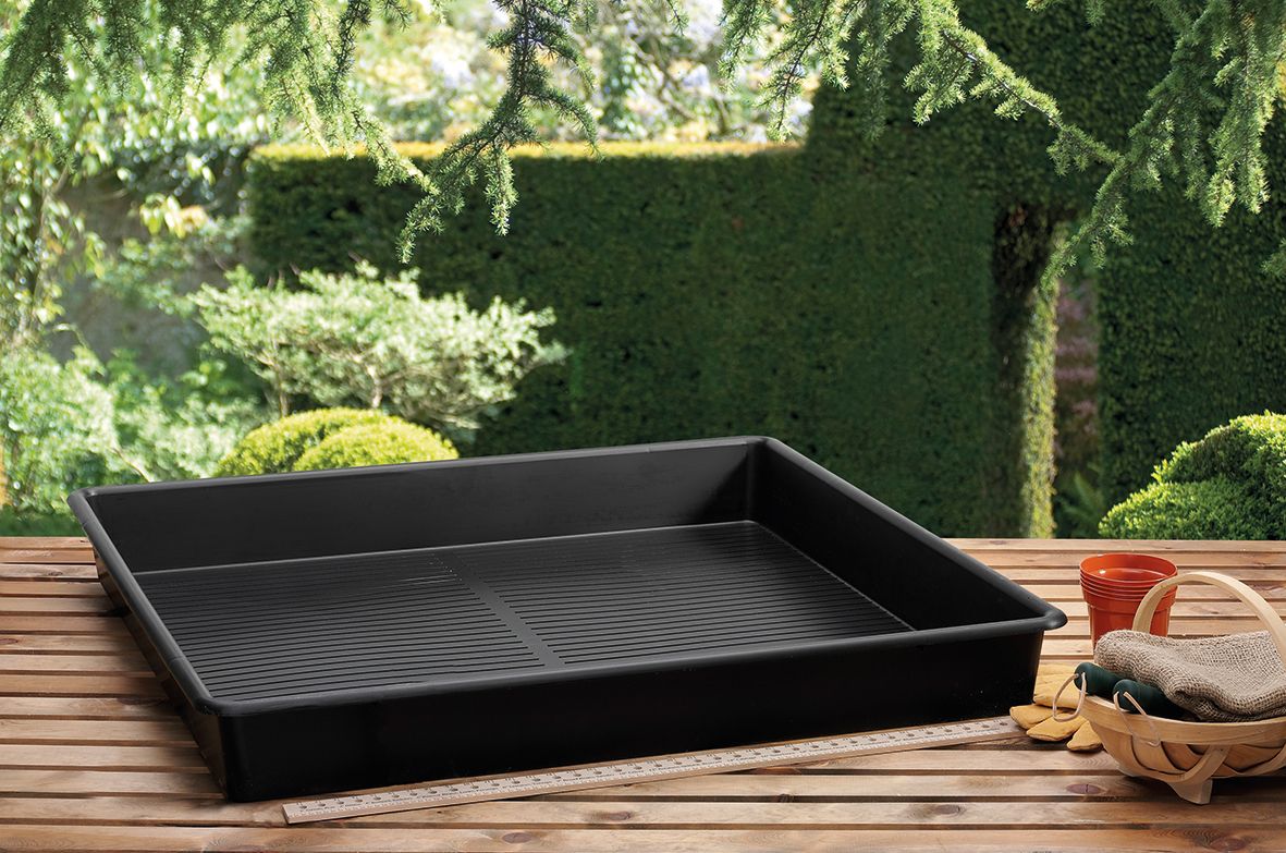 1.2 Metre Square Tray Black
