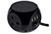 3G 1.4m Cube Socket with USB Ports - Black