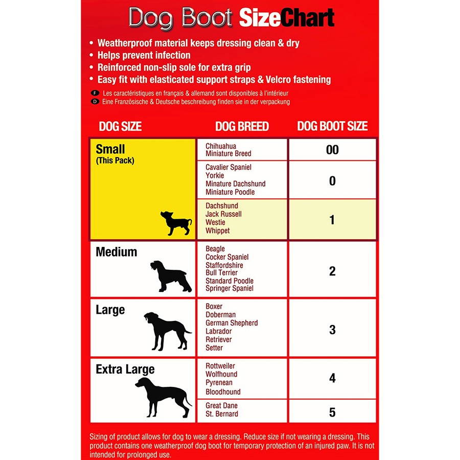 Dog Boot, Small Size 1