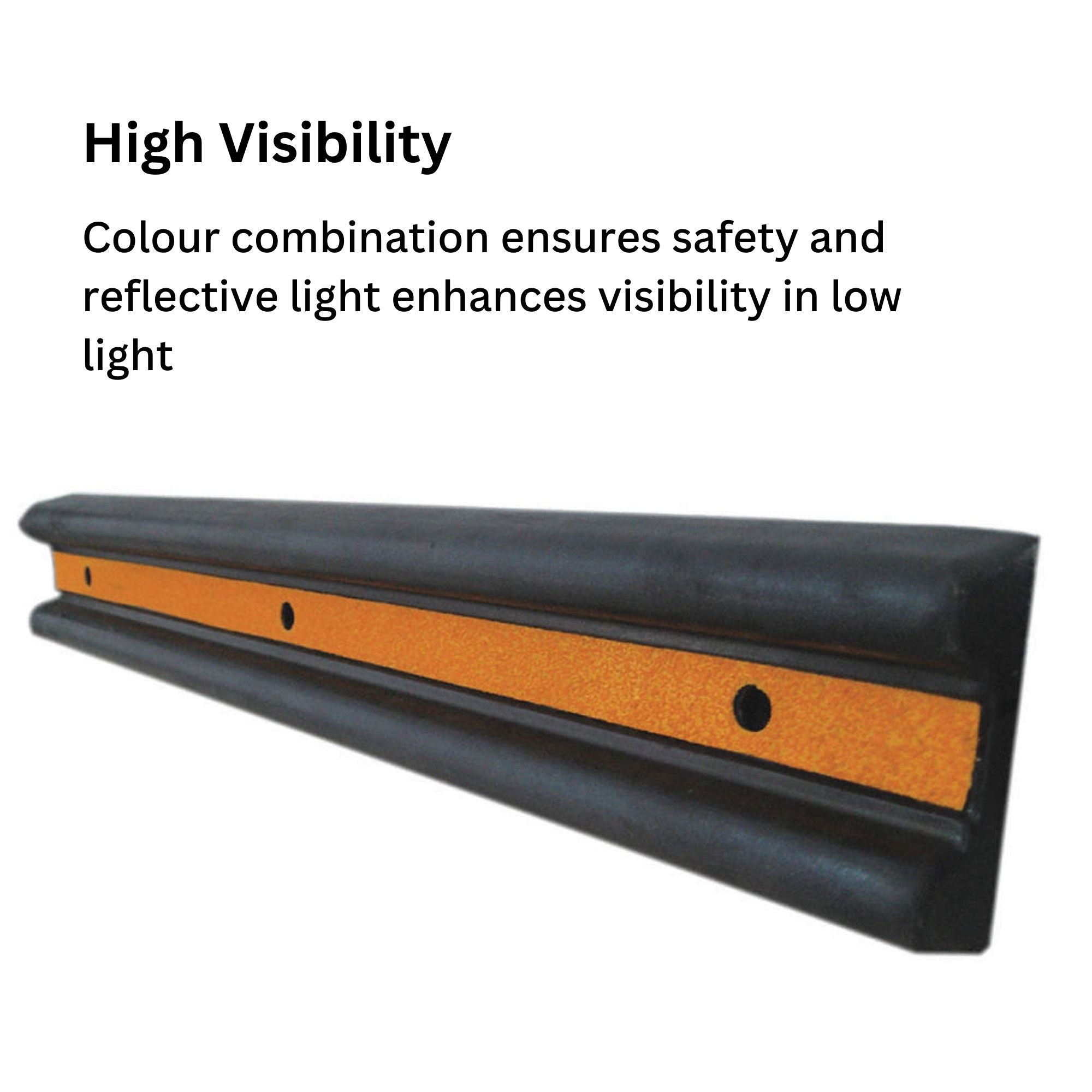 Rubber Wall Protector - Black & Yellow