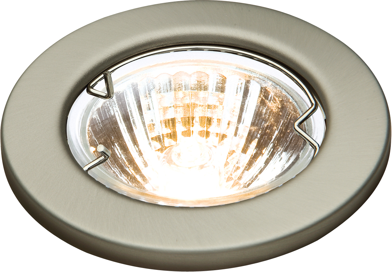 IP20 12V 50W max. L/V Downlights with Bridge - Brushed Chrome