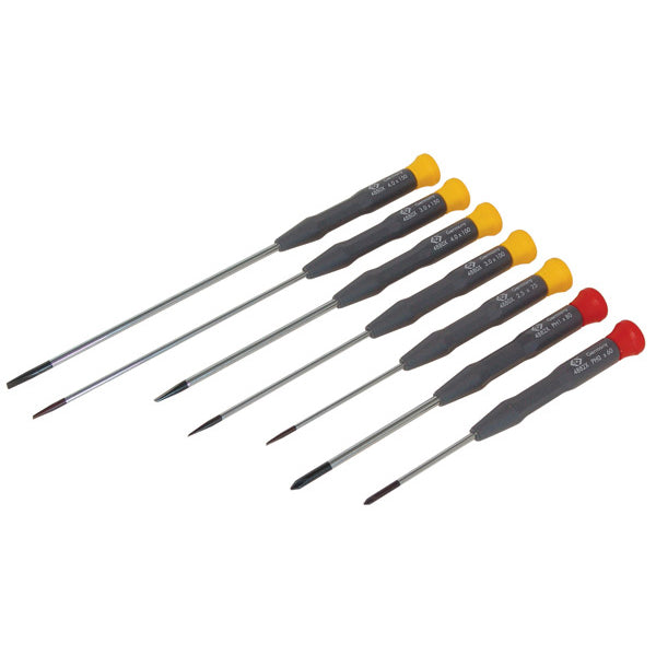 Precision Slotted & Philips Screwdriver Set - 7 Piece