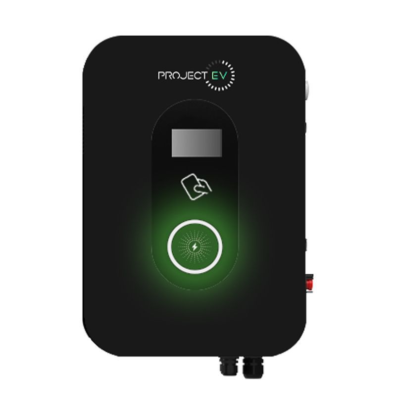 20kw 3 Phase Wall EV Charger Single Gun RFID